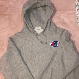 Grey Women’s Champion Hoodie